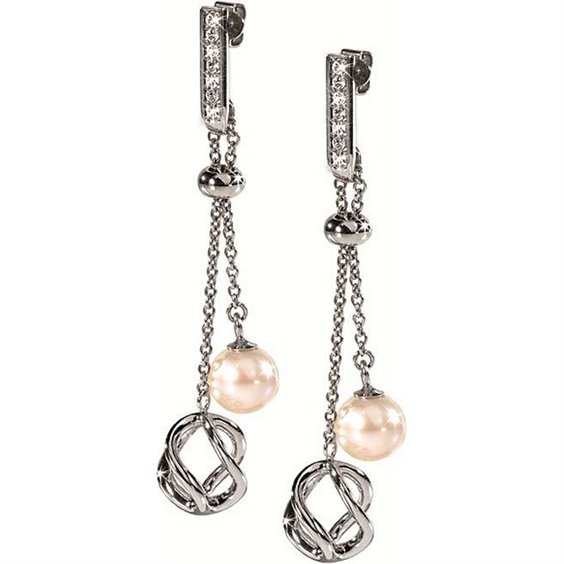 Orecchini Morellato Donna Twist in Acciaio Perla SLW05 - SLW05